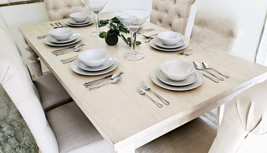 dining table outdoors