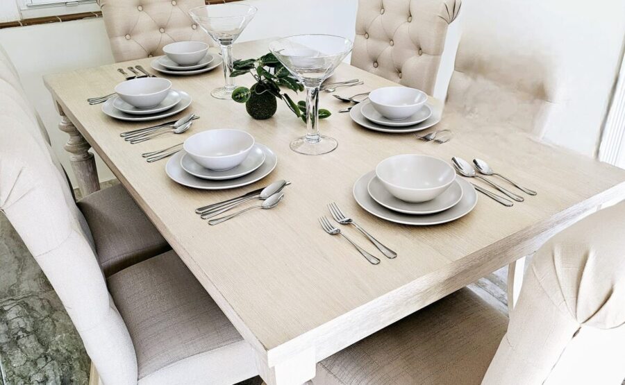 dining table outdoors